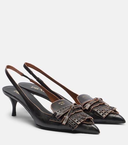 Prada Slingback-Pumps aus Leder - Prada - Modalova