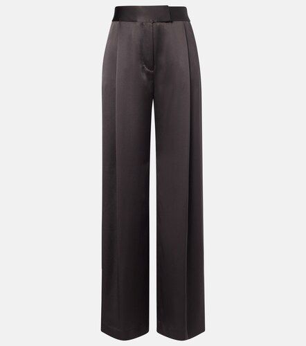 Pantalones anchos de satén de seda - The Sei - Modalova
