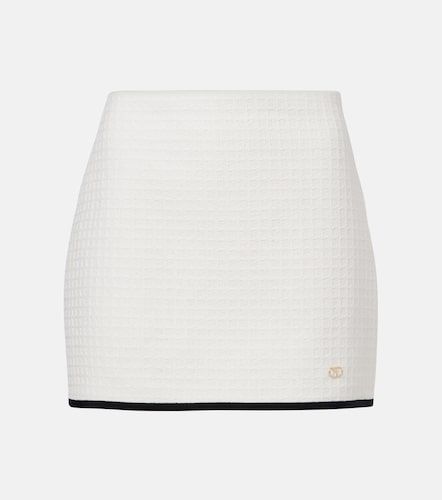Cotton tweed miniskirt - Valentino Garavani - Modalova