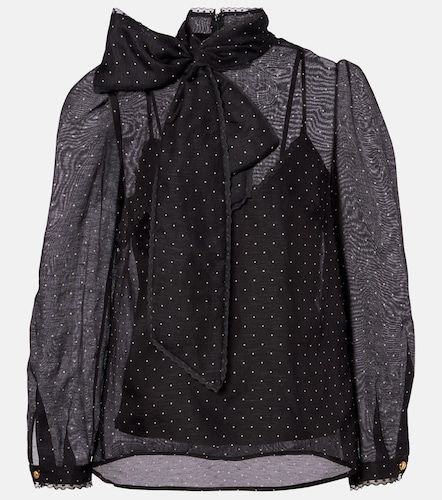 Blusa in lino e seta a pois - Zimmermann - Modalova
