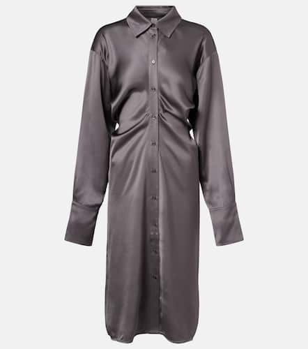 Toteme Draped satin shirt dress - Toteme - Modalova