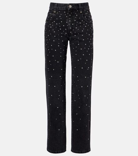 Straight Jeans mit Kristallen - Marant Etoile - Modalova
