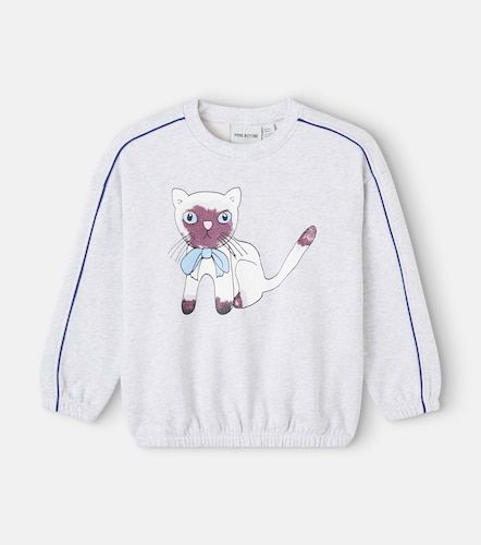 Siamese printed cotton sweatshirt - Mini Rodini - Modalova