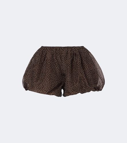 Shorts de organza de seda con lunares - SIR - Modalova