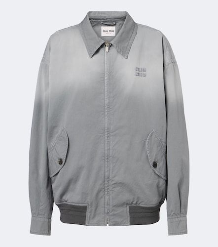 Chaqueta de sarga de algodón - Miu Miu - Modalova