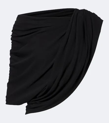 Draped one-shoulder jersey top - Balenciaga - Modalova