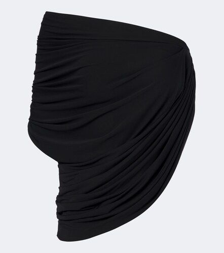 Draped one-shoulder jersey top - Balenciaga - Modalova