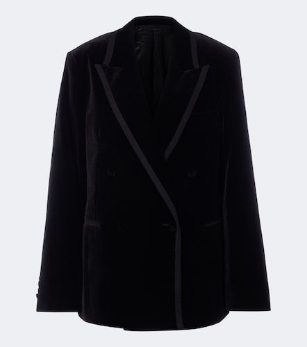 Double-breasted cotton velvet blazer - Fendi - Modalova
