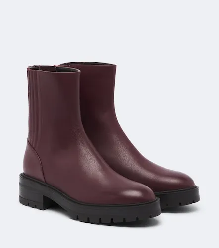 Saint Honore leather ankle boots - Aquazzura - Modalova