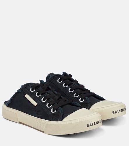 Paris distressed open-back sneakers - Balenciaga - Modalova