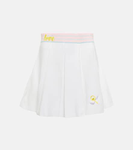 Roz embroidered pleated miniskirt - LoveShackFancy - Modalova