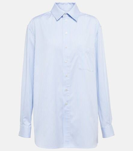 Cassandre pinstripe cotton poplin shirt - Saint Laurent - Modalova