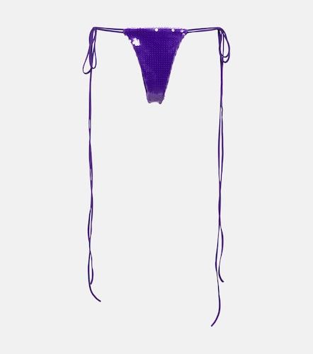 Slip bikini con pailettes - LaQuan Smith - Modalova