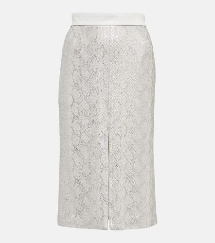 Falda midi con lentejuelas - Jacques Wei - Modalova