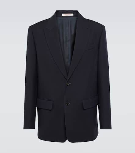 Single-breasted wool and silk blazer - Valentino - Modalova