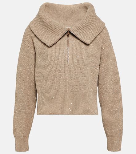 Cashmere and wool-blend sweater - Brunello Cucinelli - Modalova