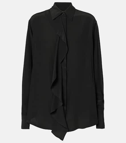 Ruffled silk blouse - Victoria Beckham - Modalova