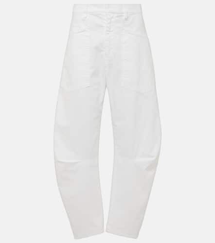 Shon cotton twill barrel-leg pants - Nili Lotan - Modalova