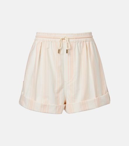 Chloé Shorts de algodón a rayas - Chloe - Modalova