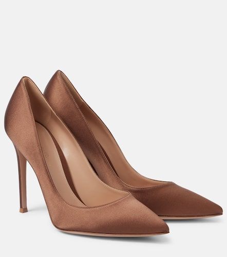 Gianvito 105 satin pumps - Gianvito Rossi - Modalova