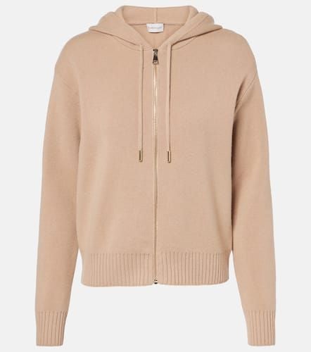 Zip-up wool and cashmere hoodie - Moncler - Modalova