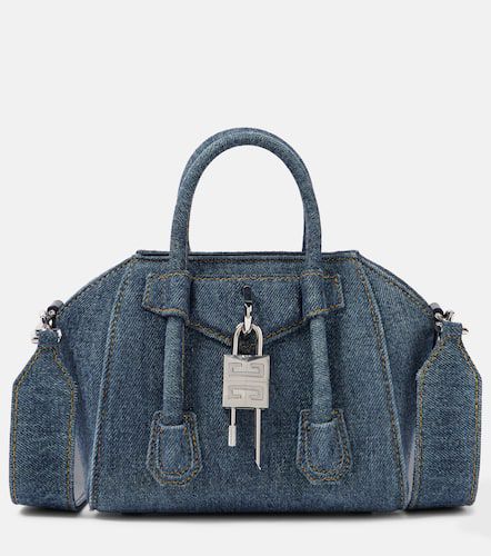 Antigona Toy Lock denim tote bag - Givenchy - Modalova