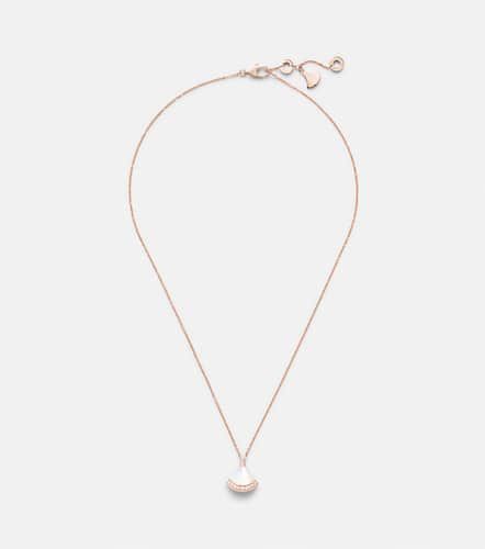 Divas' Dream 18kt rose necklace with mother-of-pearl diamonds - Bvlgari - Modalova