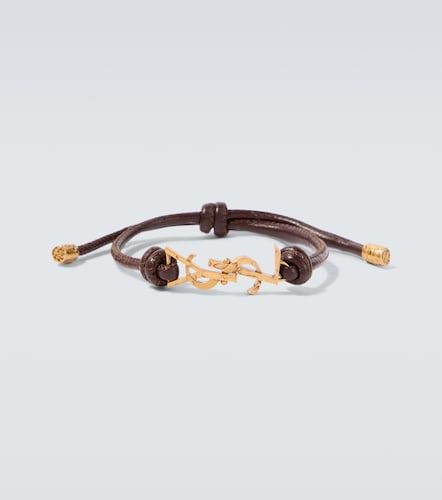 Pulsera Cassandre de piel - Saint Laurent - Modalova