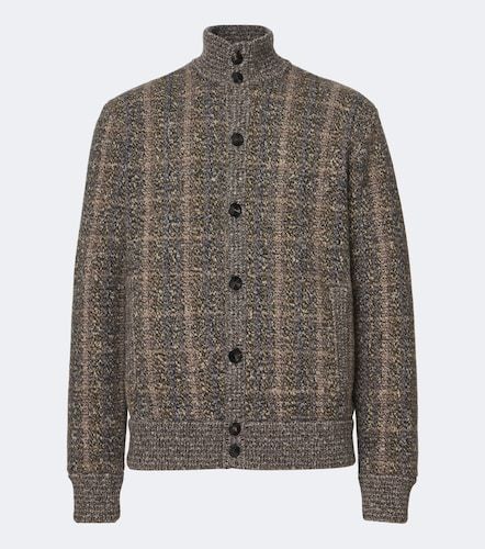 Checked wool and cashmere cardigan - Agnona - Modalova