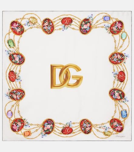 Dolce&Gabbana Sciarpa DG in seta - Dolce&Gabbana - Modalova