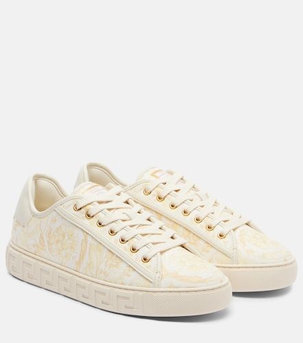 Versace Greca canvas sneakers - Versace - Modalova