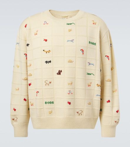 Pullover Zoologist in lana e alpaca con ricamo - Bode - Modalova