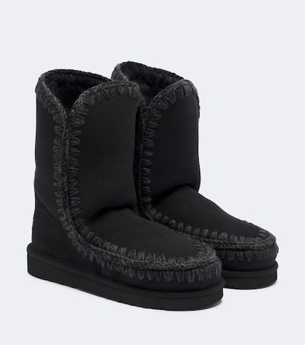 Stivali 24 in suede con shearling - Mou - Modalova
