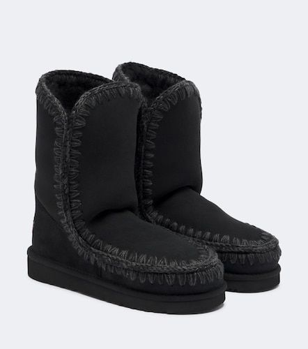 Stiefel 24 aus Veloursleder mit Shearling - Mou - Modalova