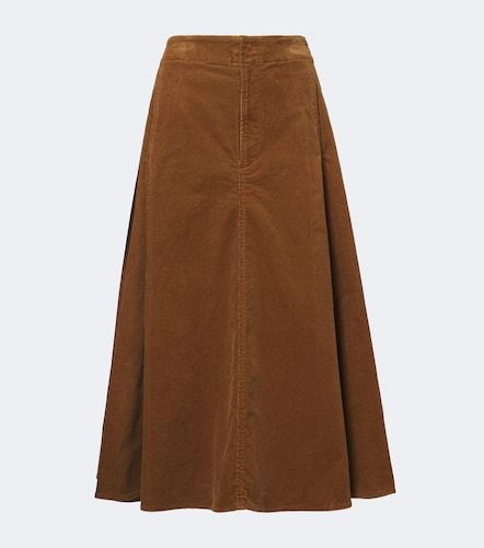 Falda midi de pana de algodón - Polo Ralph Lauren - Modalova