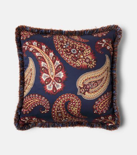 Etro Cojín de algodón con paisley - Etro - Modalova