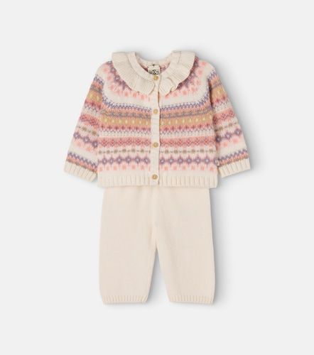 Bebé - set de cárdigan y pantalones Papillon en mezcla de algodón - Bonton - Modalova