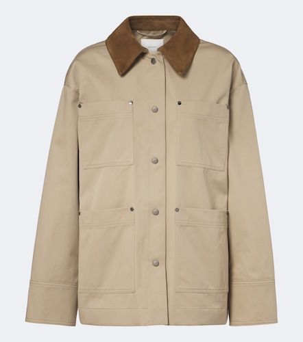 Jacke Athos aus Baumwolle mit Veloursleder - Joseph - Modalova