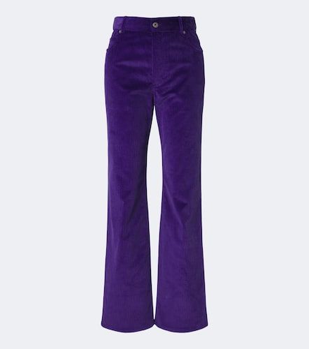 Pantalones rectos de pana de algodón - Loewe - Modalova