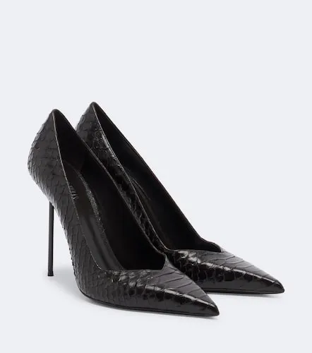 Lidia croc-effect leather pumps - Paris Texas - Modalova