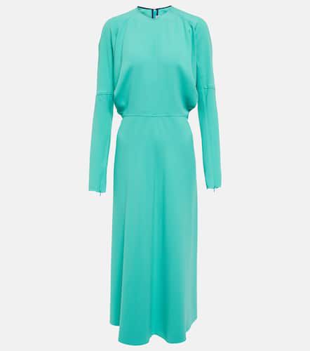 Vestido midi de cady - Victoria Beckham - Modalova