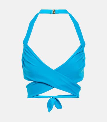 Luana halterneck bikini top - Rebecca Vallance - Modalova