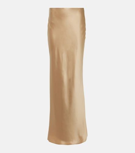 Gonna lunga in satin di seta - The Sei - Modalova