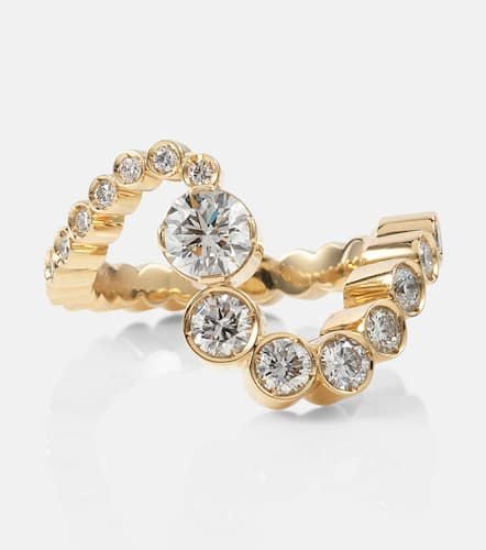 Grand Ensemble Ocean 18kt ring with diamonds - Sophie Bille Brahe - Modalova