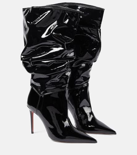 Jahleel 95 latex ankle boots - Amina Muaddi - Modalova