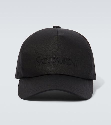Cappello da baseball in gabardine - Saint Laurent - Modalova