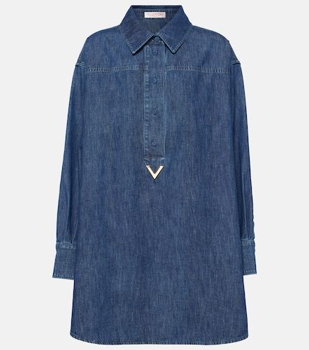 Hemdkleid VGold aus Chambray-Denim - Valentino Garavani - Modalova