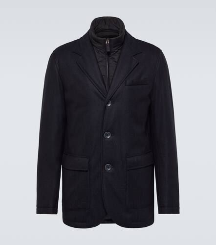 Convertible wool and cashmere blazer - Herno - Modalova