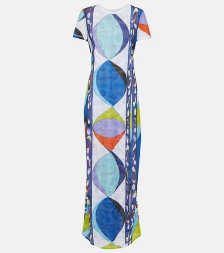 Pucci Pesci mesh maxi dress - Pucci - Modalova