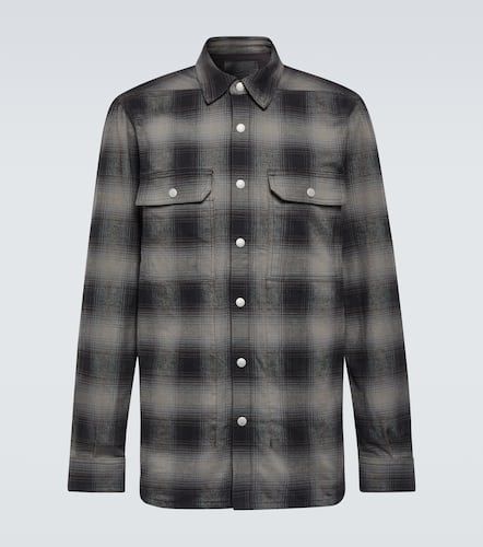 Checked cotton shirt - DRKSHDW by Rick Owens - Modalova